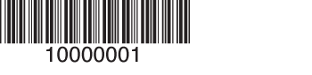 Black Code 39 Barcode